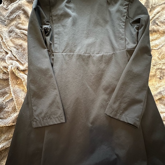 Express Women's Charcoal Double-Breasted Trench Coat - Picture 12 of 13